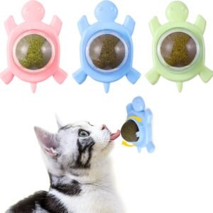 Catnip Ball ‖ Catnip Balls for Cats Wall: silvervine for Cats, 3-Piece Silvervine Catnip Cat Toys for Indoor Cats, Edible Cat nips Organic Ball, Cute Silvervine Cat Toy