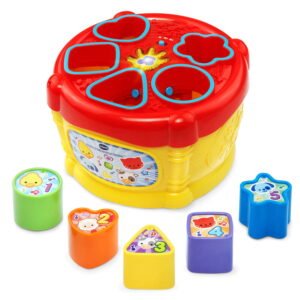 VTech, Sort and Discover Drum, Interactive Learning Toy, Baby Drum
