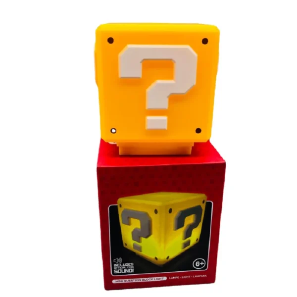 LED Question Mark Night Light Super Mario Bros Games Toy - Image 3