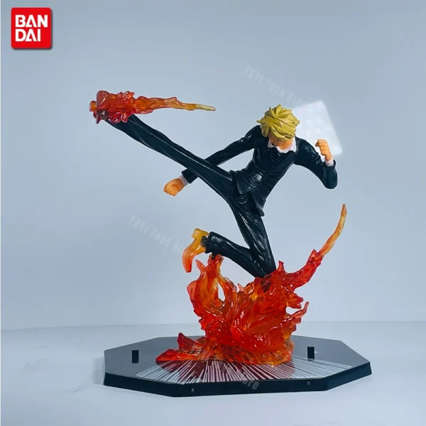 New One Piece Anime Figure Fire Fist Luffy Ace Sanji Battle - Image 5