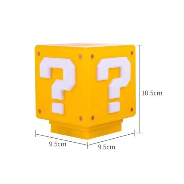 LED Question Mark Night Light Super Mario Bros Games Toy - Image 4