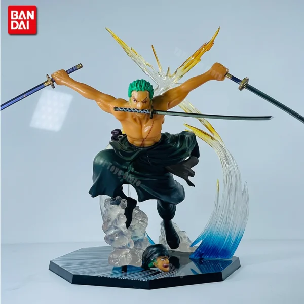 New One Piece Anime Figure Fire Fist Luffy Ace Sanji Battle - Image 3