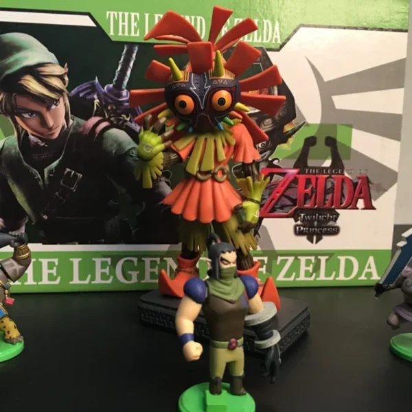 The Legend of Zelda Majoras Mask Link Skull Kid Anime Figure - Image 4