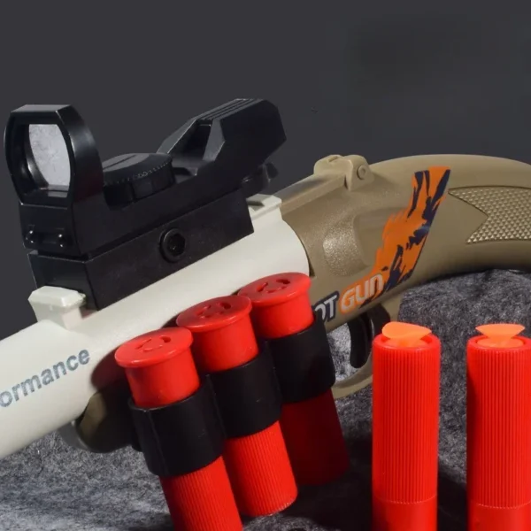 S686 Throwing Shell Toy Gun Soft Bullet Airsoft Launcher - Image 4
